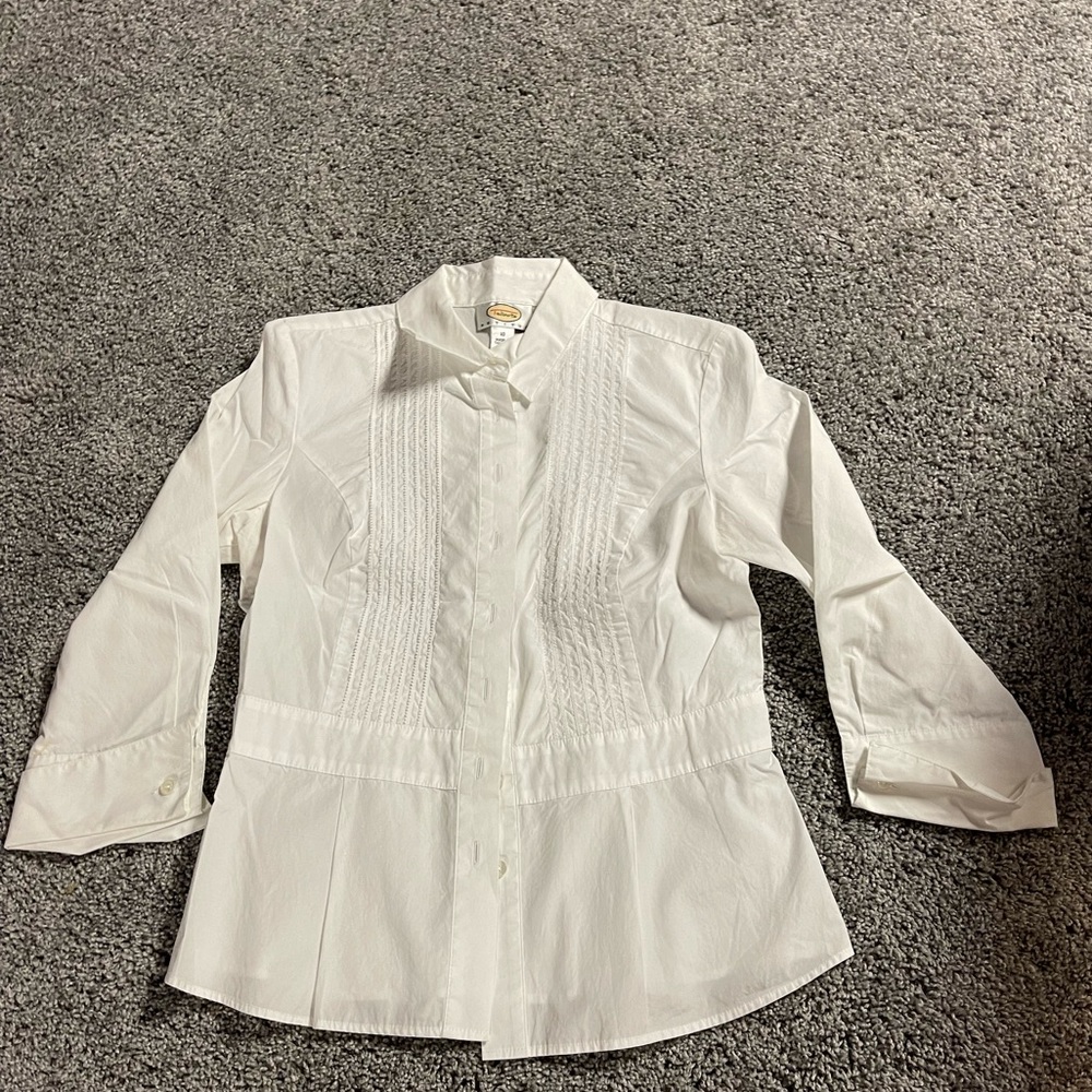Talbot’s white button up - size 10